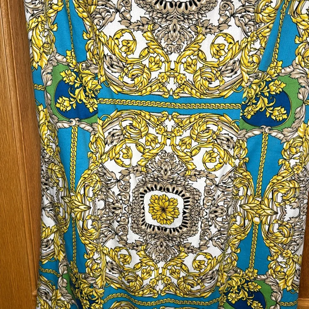 Laundry by Design Shift Dress, True Blue Multi, NWT, Size 10 - Image 2