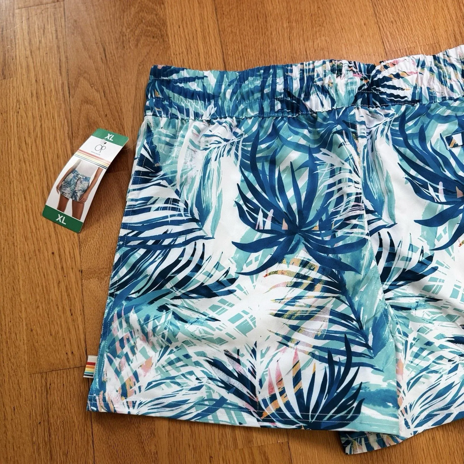 Ocean Pacific Women's Board Shorts Tropical Beach California Surf Leaf XL NWT - Image 16