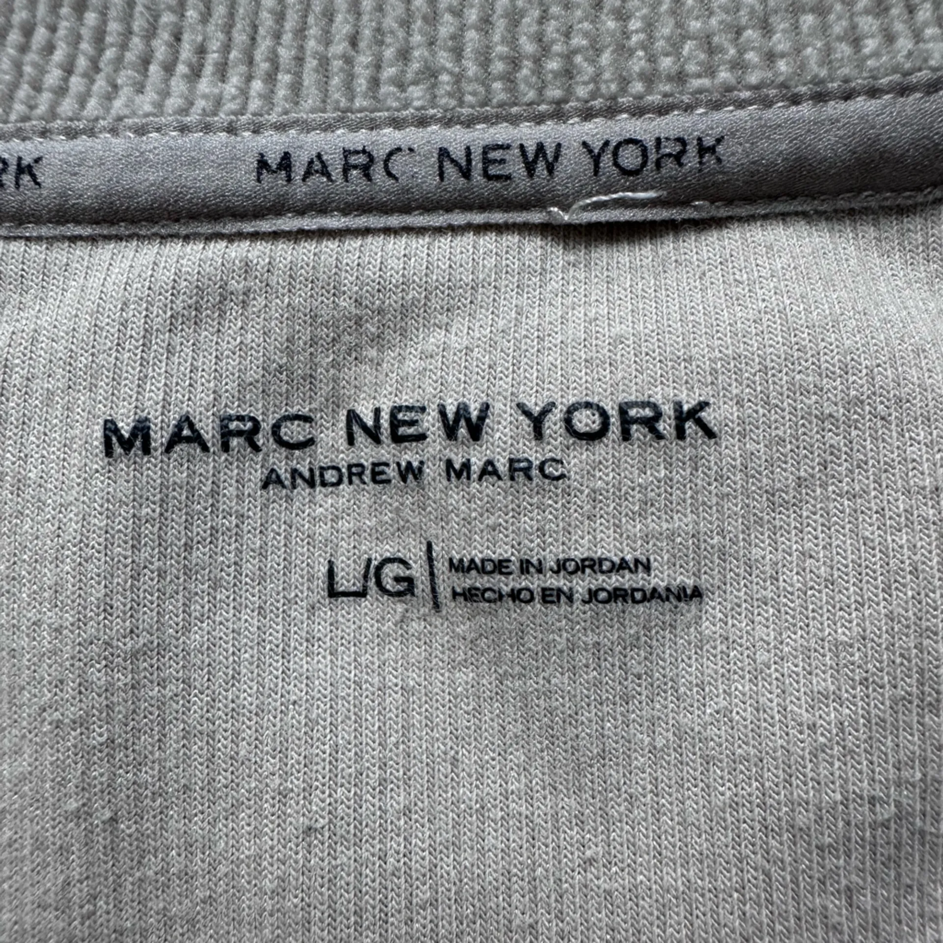 Marc New York Light Tan Textured Crewneck Sweatshirt - Image 3