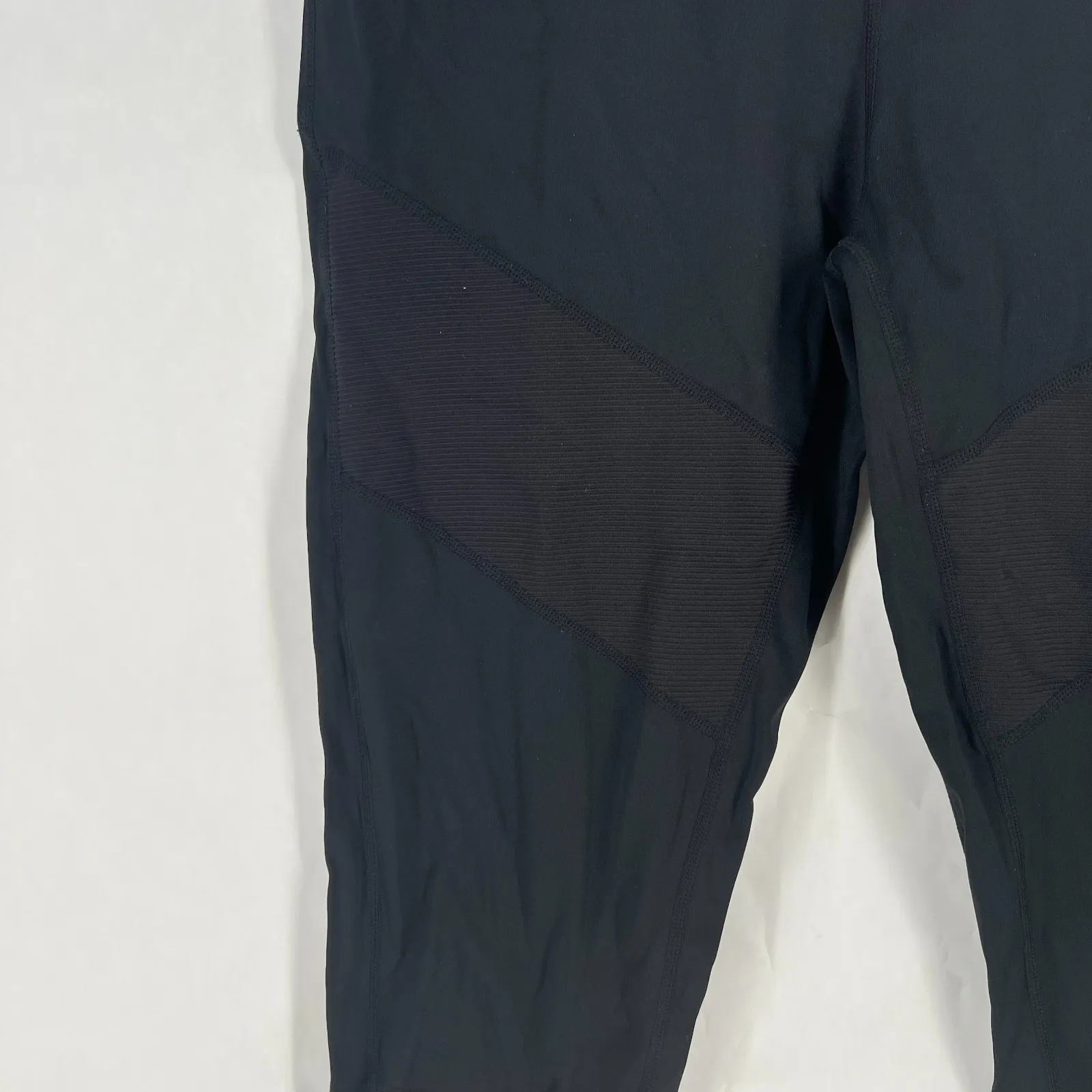 Zyia Active Leggings Womens 20 Black Stretch Mid Rise Tapered Leg Gym Workout Size undefined - Image 3