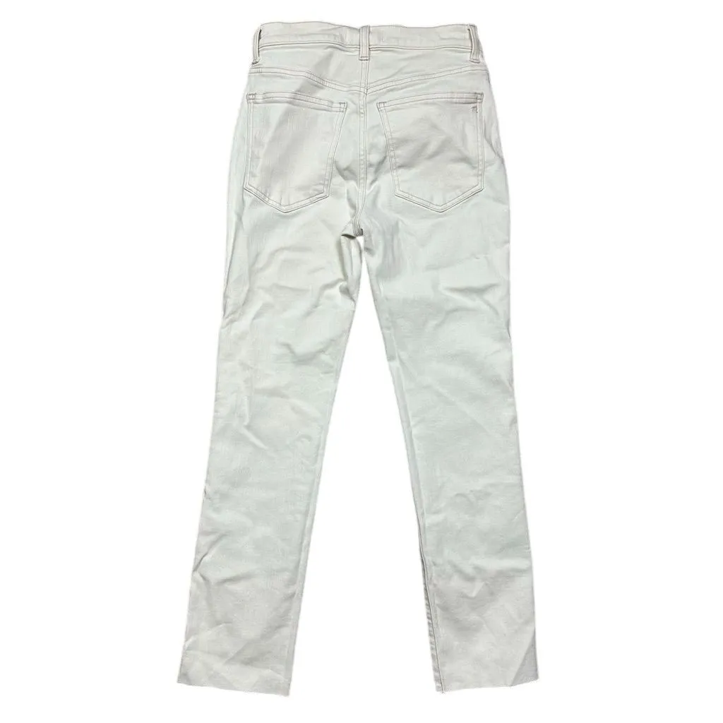 NWT Madewell Women's Mid-Rise Stovepipe Jeans Vintage Canvas Size 26 Petites - Image 6