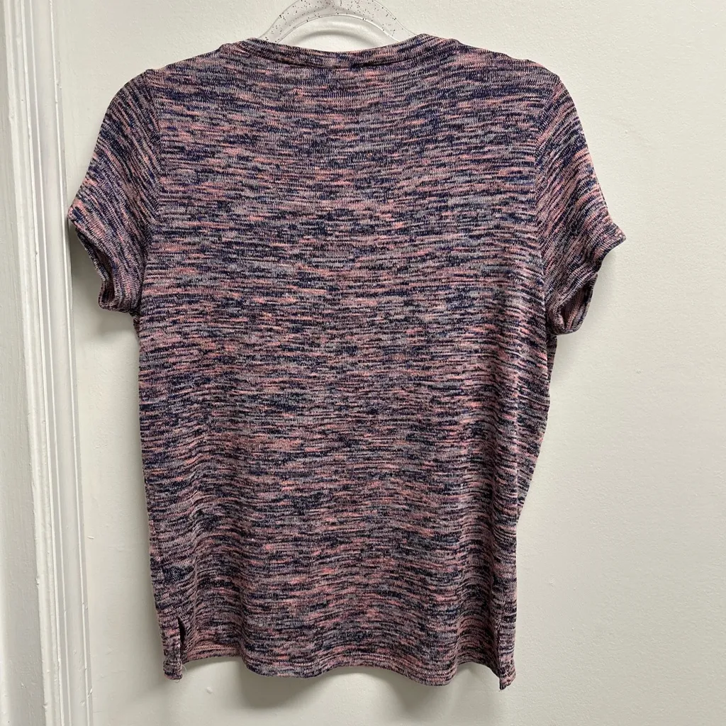 Cloud Chaser Short Sleeve Top in Pink and Blue - Image 2