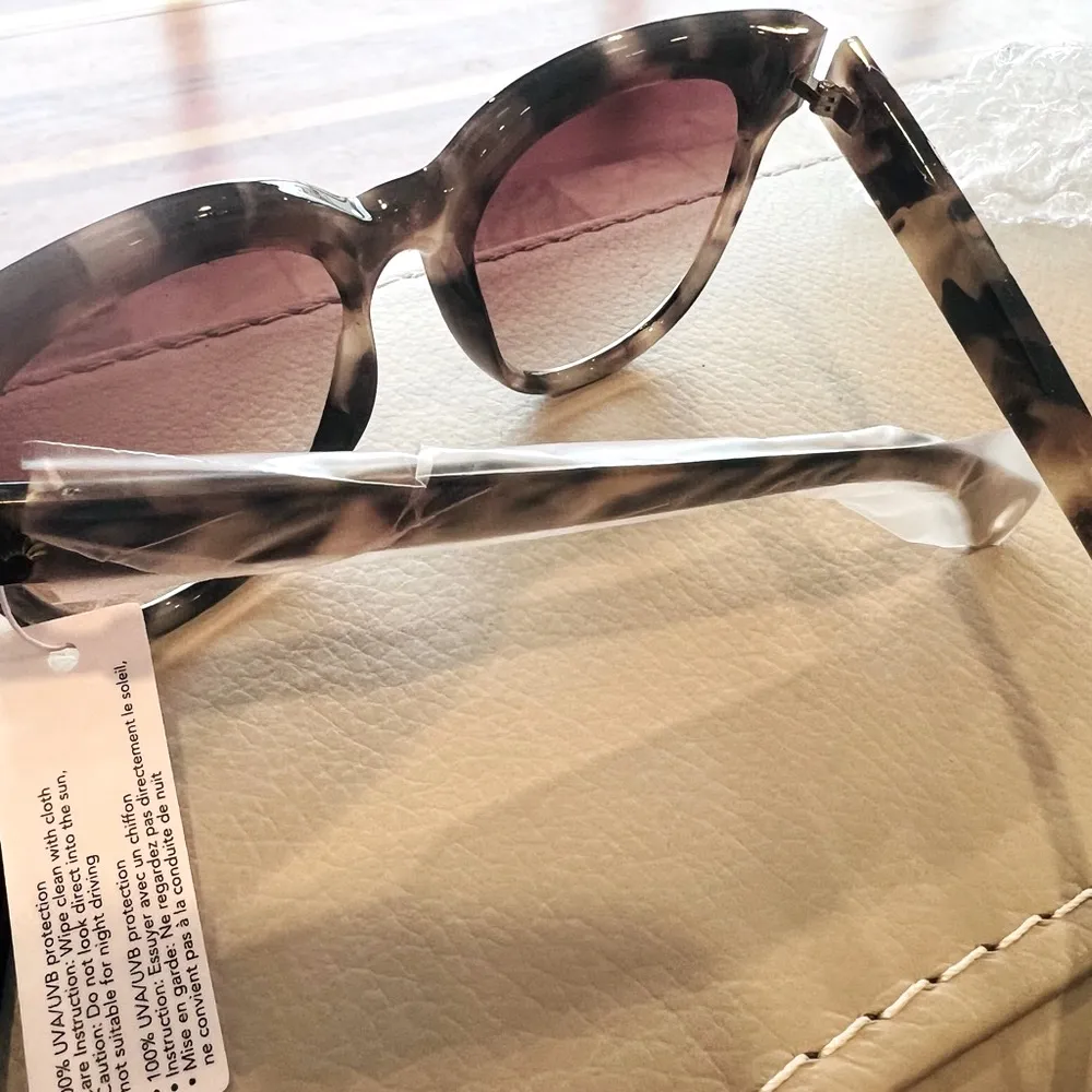 Lele Sadoughi Tortoise Sunglasses - Image 7