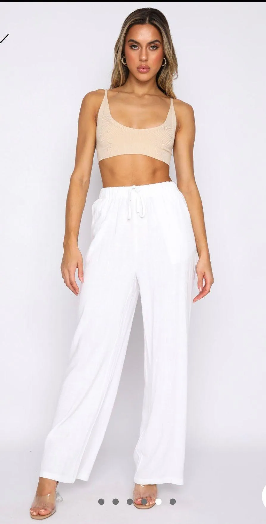 White Fox Boutique White Fox Summer Linen Pants - Image 2