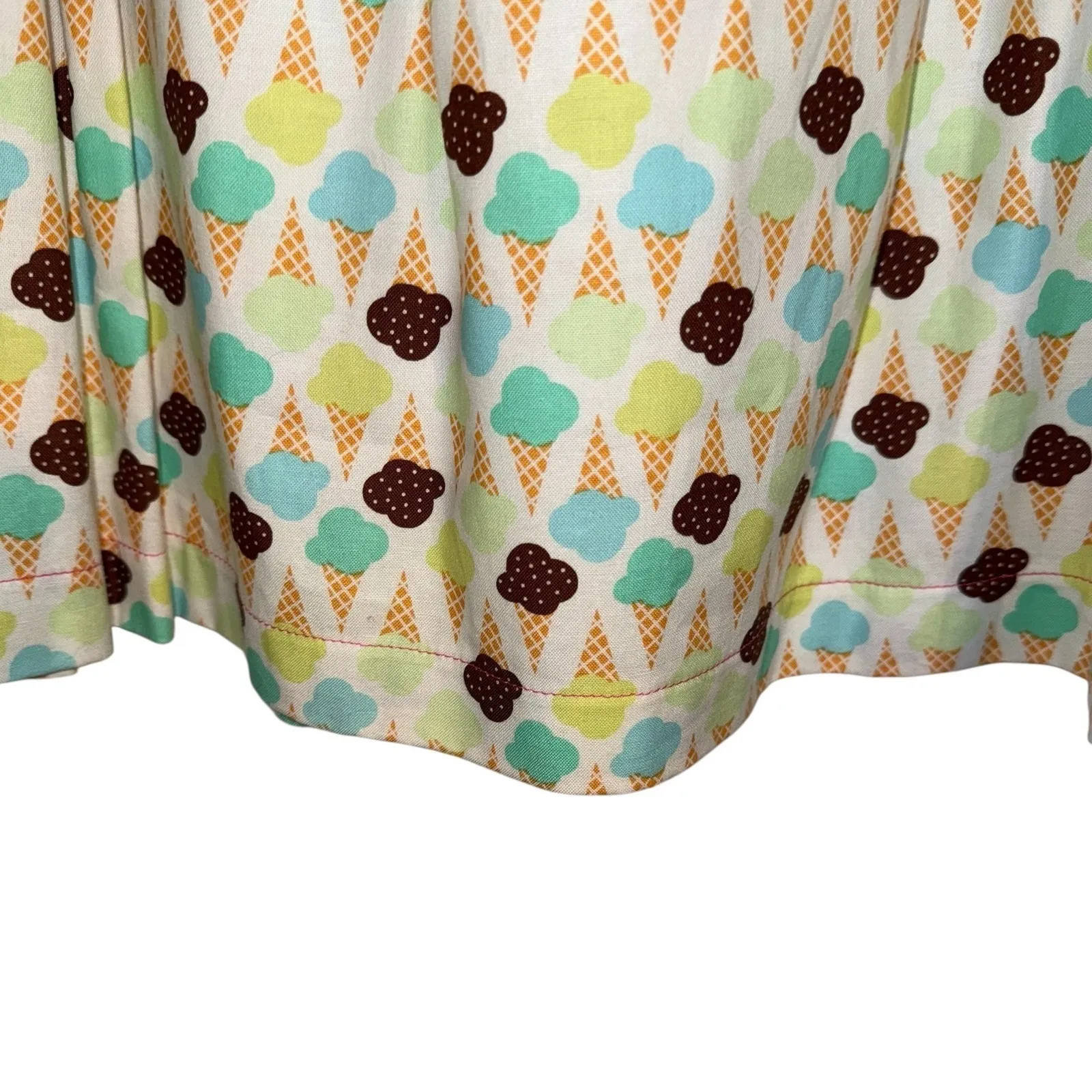 BEEBOP‎ & WALLY NEW YORK Ice Cream Print Pleated A - Image 4