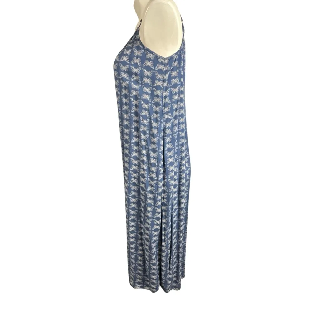 Aerie  Blue Butterfly Patterned Jumpsuit - Image 3