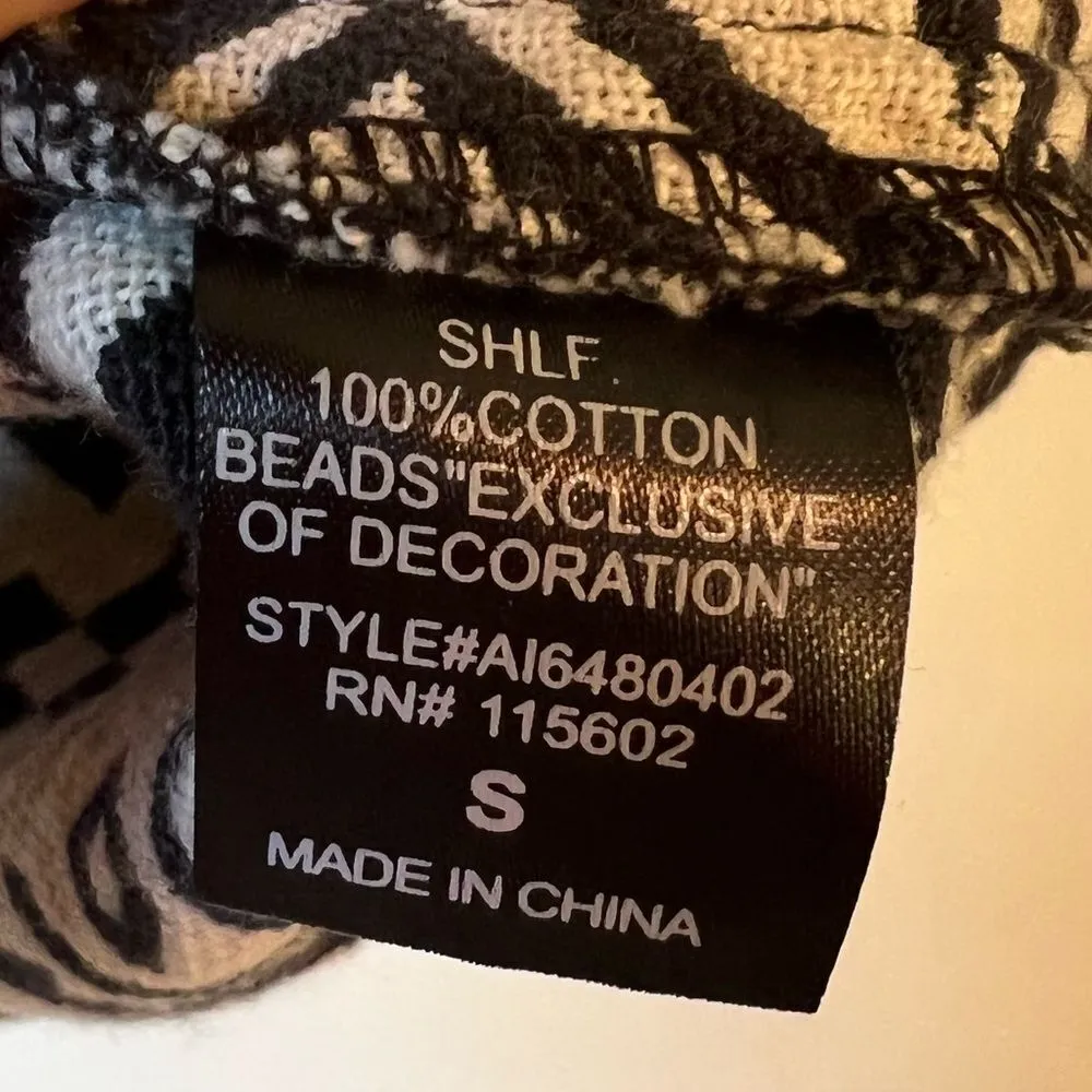 ASTR Tribal Embroidered Beaded Open Back Dress - Image 8