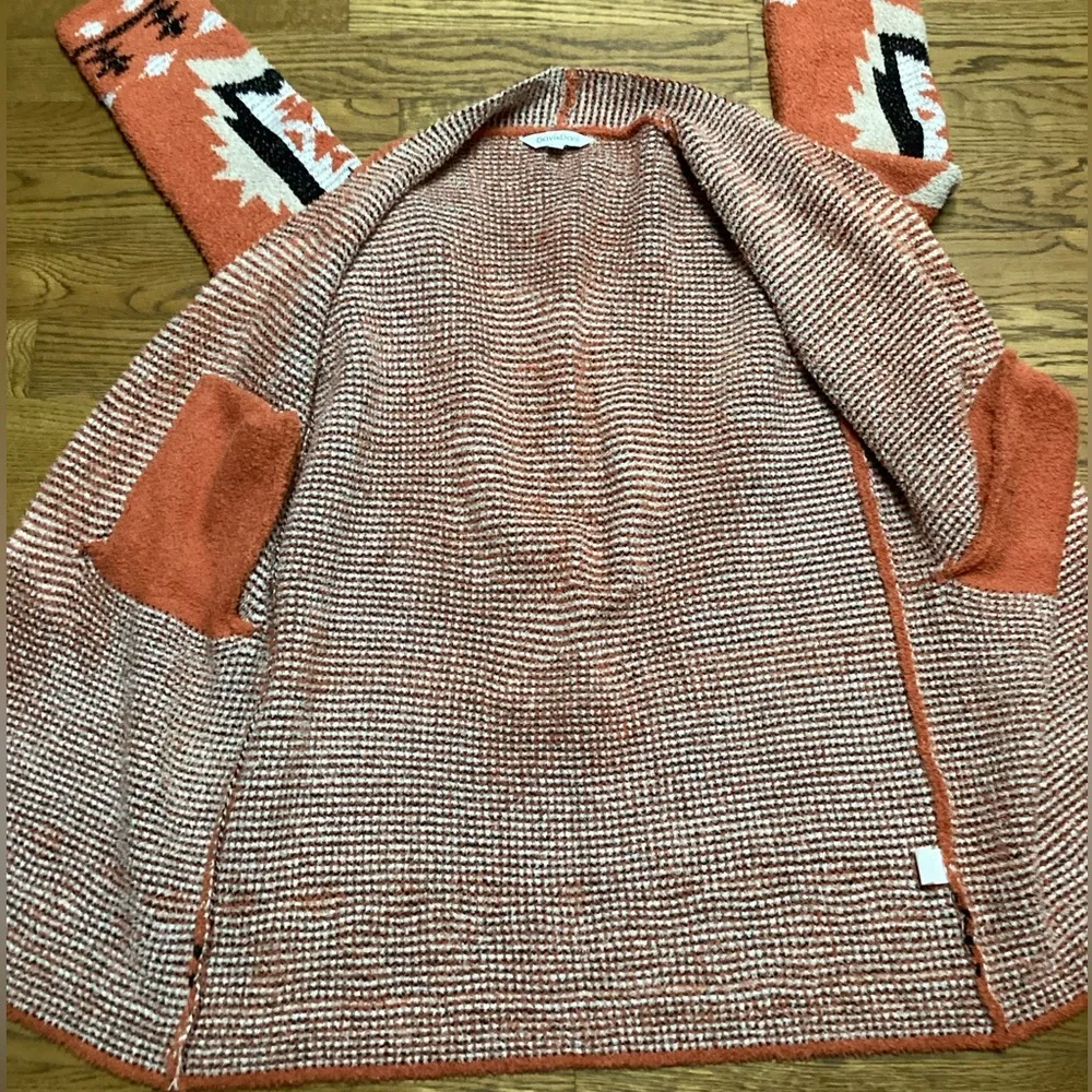 Davi & Dani long open front duster. Size Small - Image 10