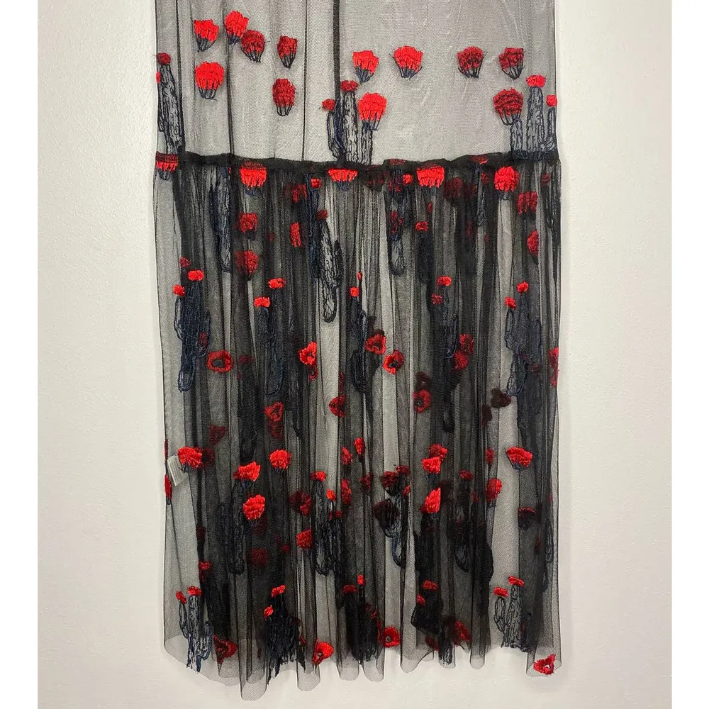 For Love and Lemons Desert Rose Maxi Skirt Women's Size Extra Small - Image 7