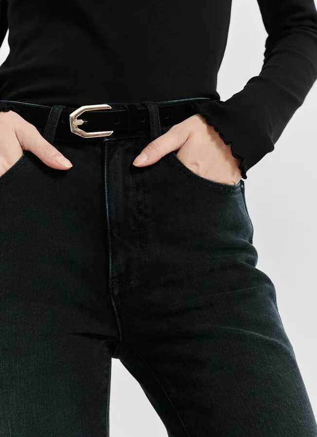 High Waisted Denim Bell Bottoms (5'7 and UP) - Image 6