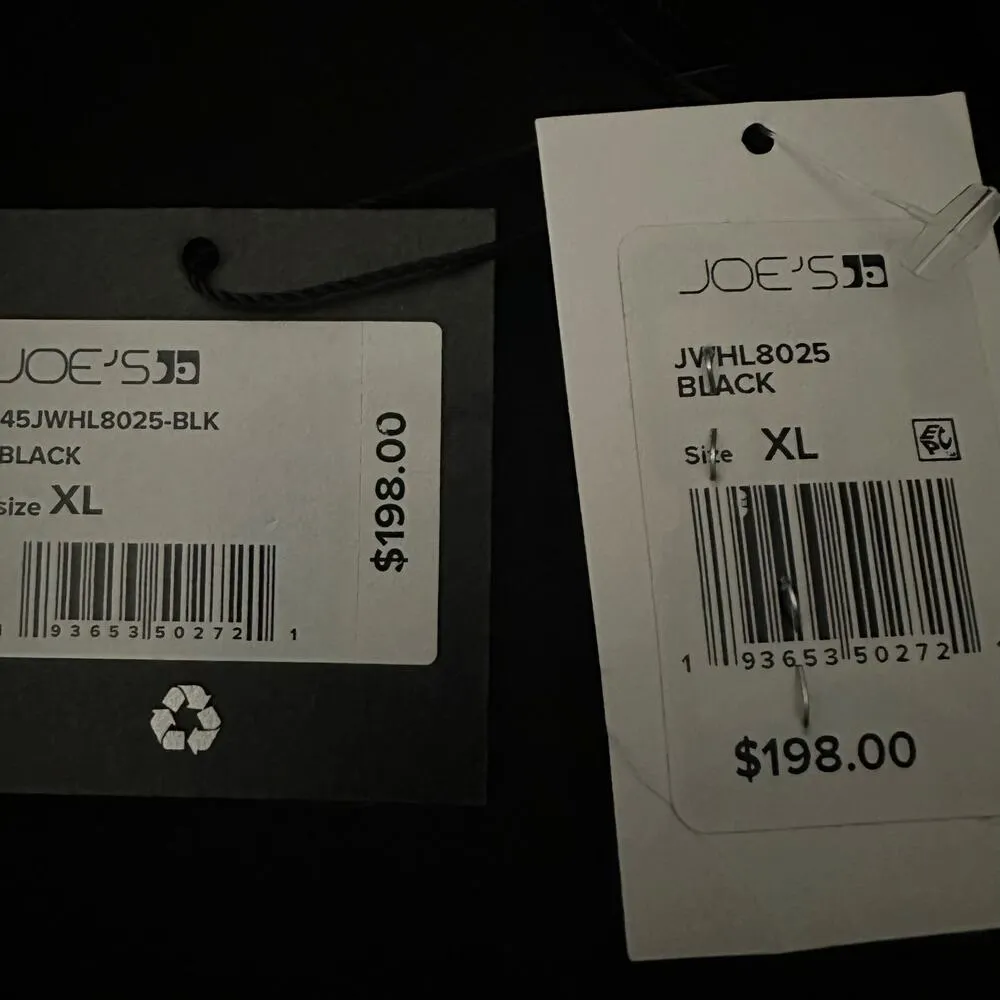 Joe’s Jeans Faux Leather Vegan Korey Leggings Black Size XL Elastic Waist - Image 4