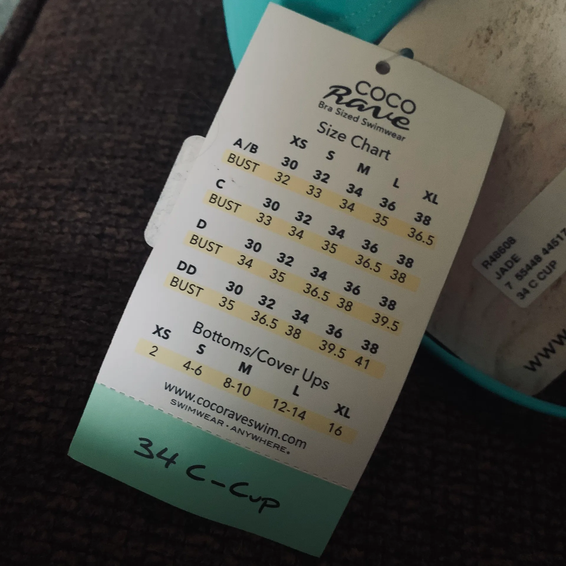 Bae Push Up Bandeau Bikini Top - Image 9