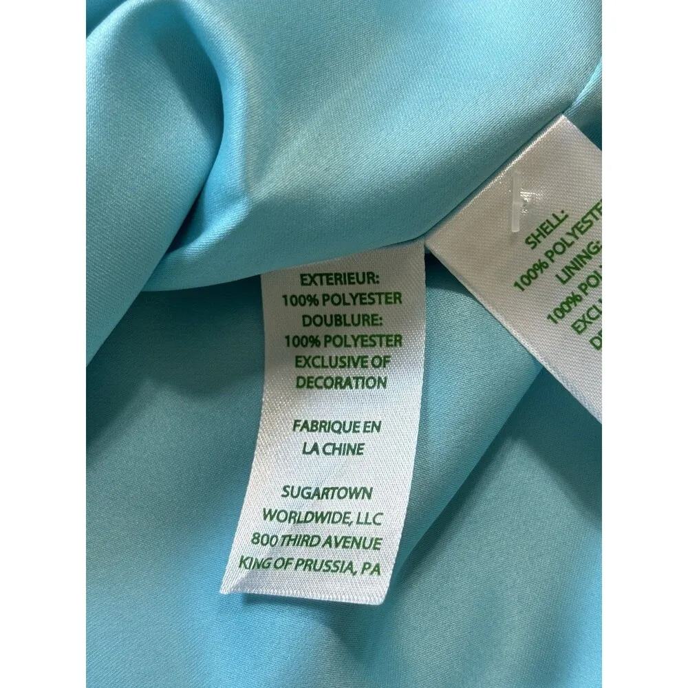 Lilly Pulitzer Blue Ibiza Embellished Penelope Shift Dress Size 4 NEW! - Image 7