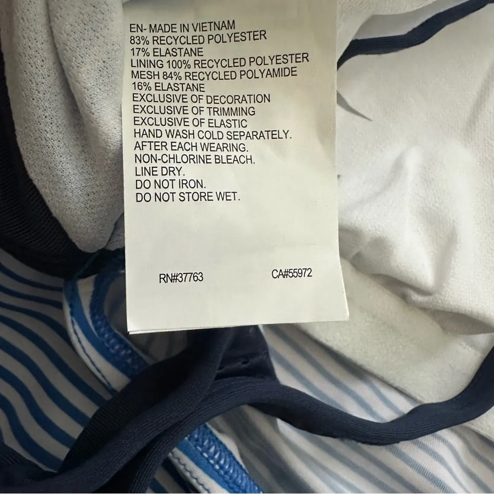 Nike Women's Racerback Tankini Top-Stripe Size M - Image 11