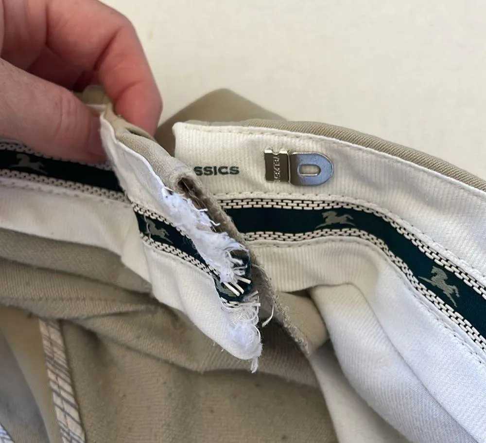 RJ Classics Knee Patch Horseback Riding Breeches Women’s Size 30 Tan Pants - Image 10