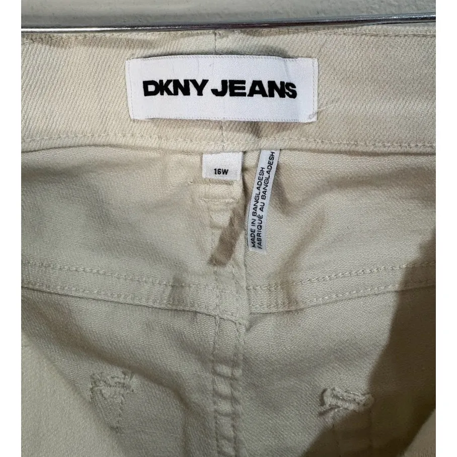 DKNY Jeans Women's Williamsburg High Rise Flare Crop Plus Size 16W NWT - Image 3