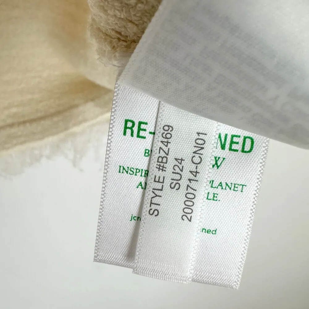 J.Crew Textured Vest Fine Boucle Classic Preppy Knit Ivory Gold Buttons L NWT - Image 7