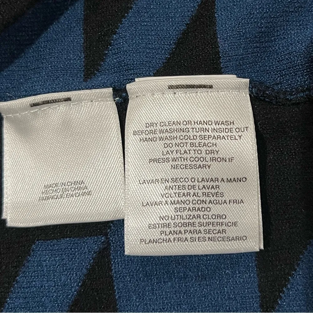 Anne Klein Women's Houndstooth Sweater Sheath Dress X Large - Image 4