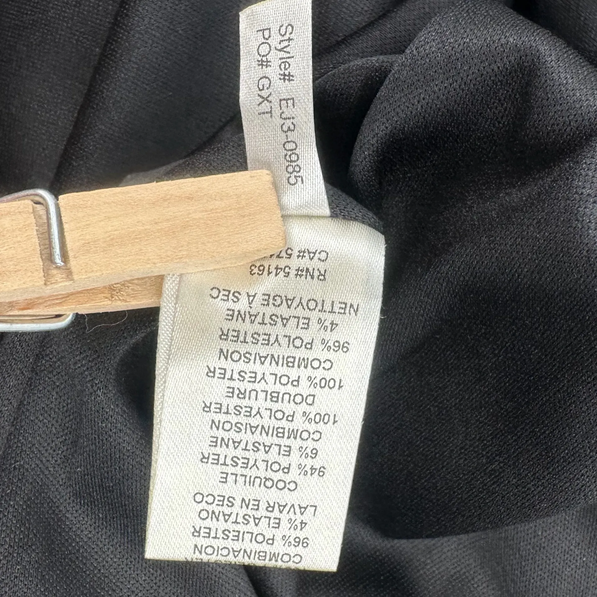 Eliza J Formal Gown Floating Petal Women’s 10 Black White Dress Bow Elegant Long - Image 7