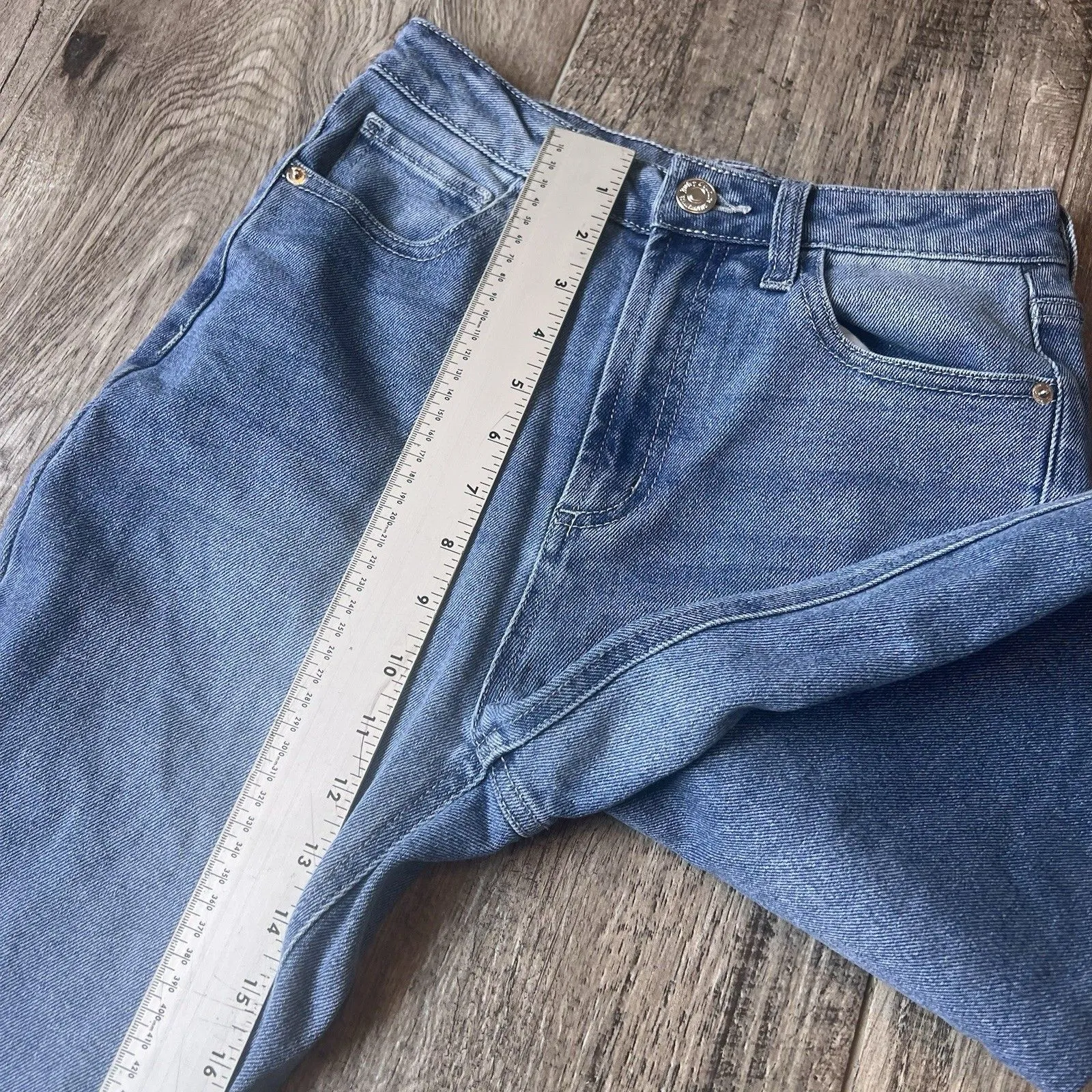 Juicy Couture Womens Lunita Bootcut Jeans Medium Wash Juicy coquette Sz 4 #B - Image 11