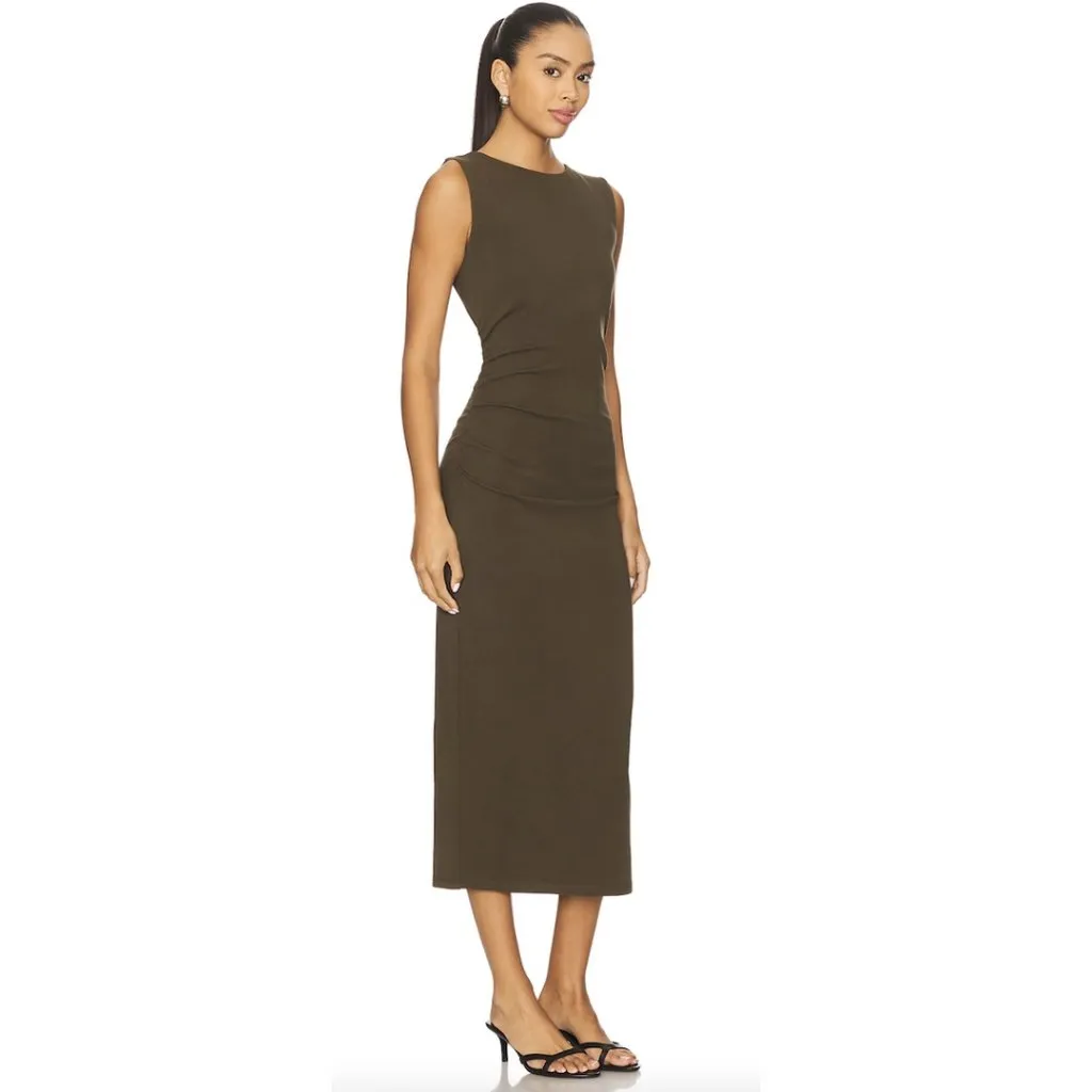 VERONICA BEARD Charissa Dress in Cypress Size Small - Image 9
