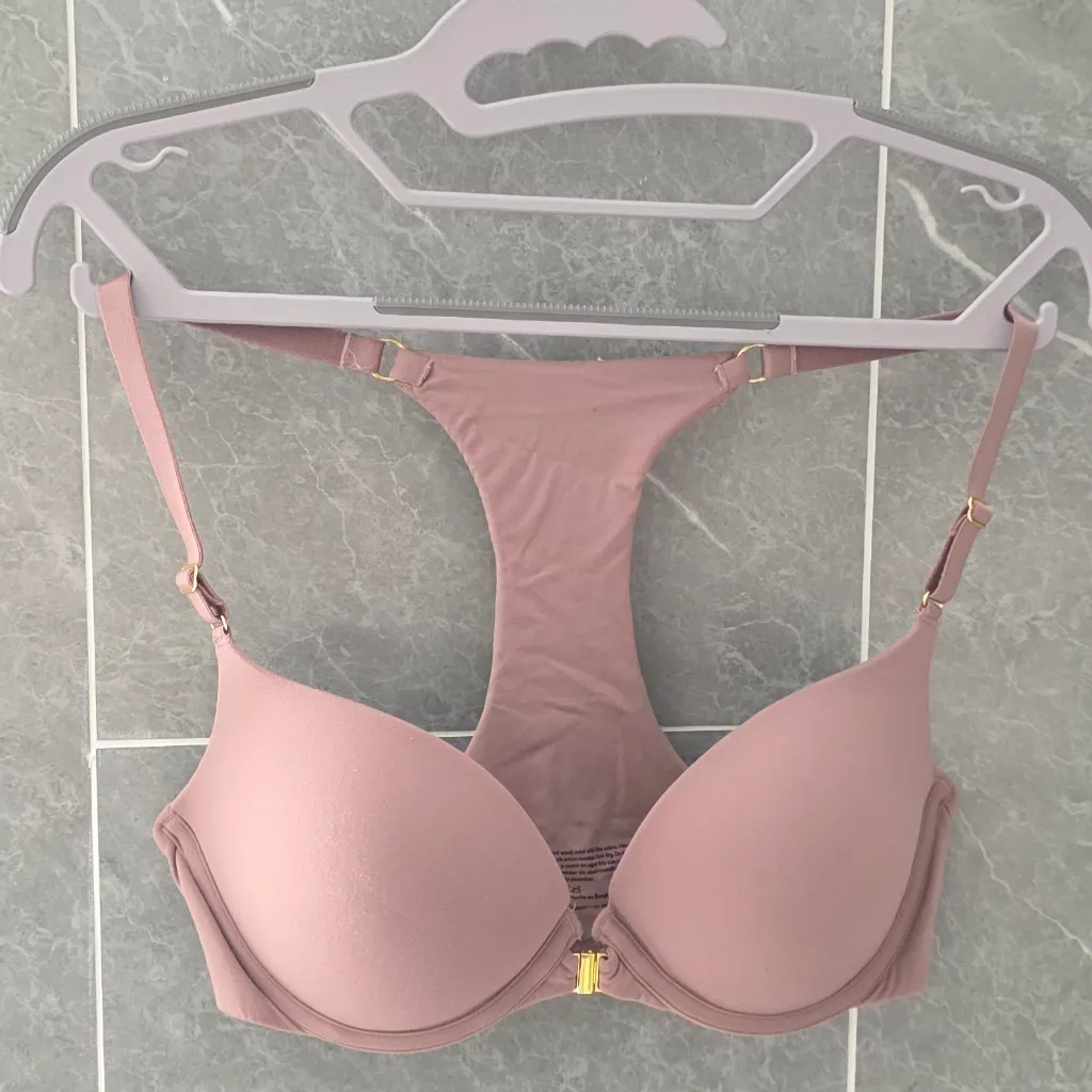 Joyspun Women's Front Close Racerback Push Up Bra Sunset Purple 34C Size undefined - Image 5