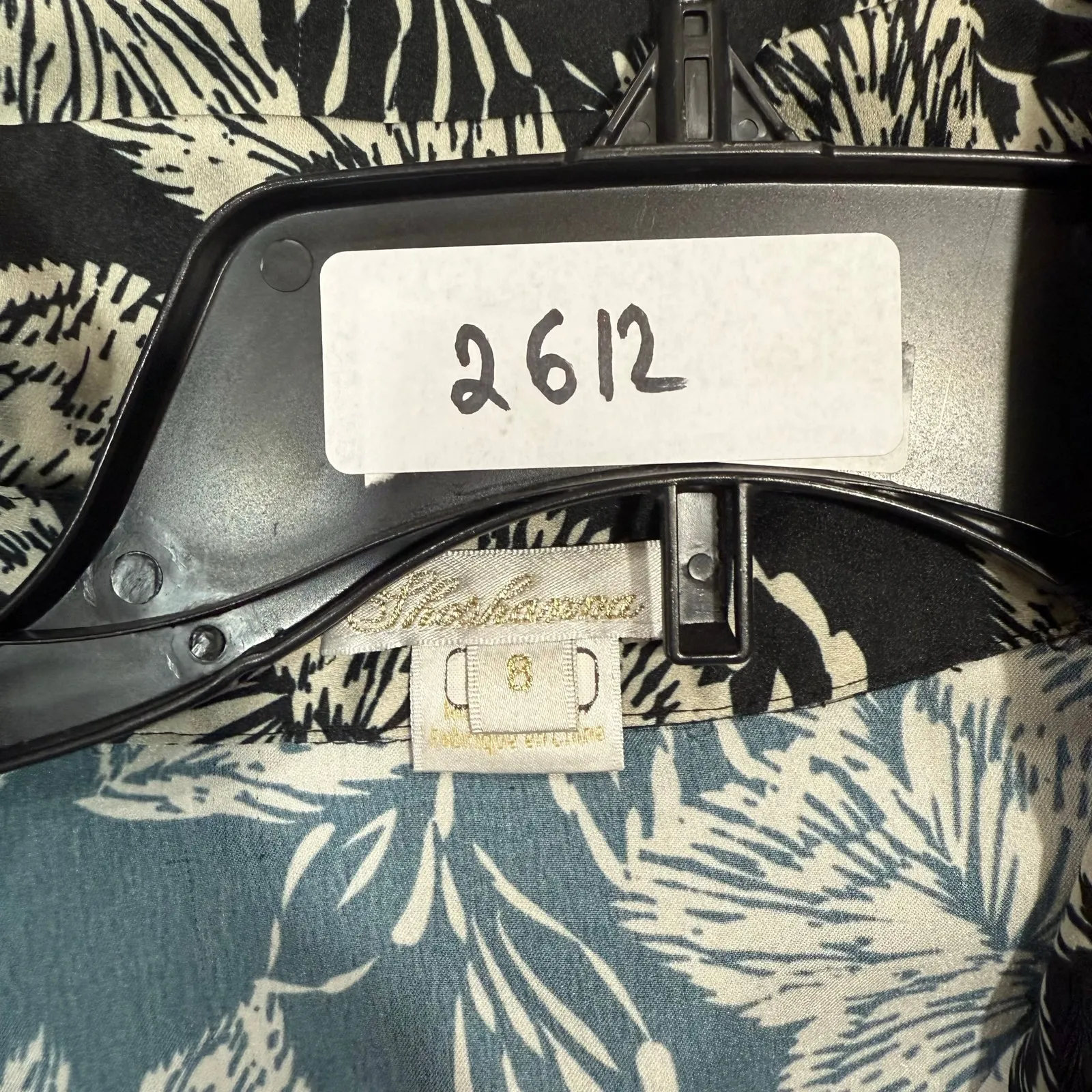 Shoshanna Black&White  Essie Dress tie waist Size 8 - Image 4