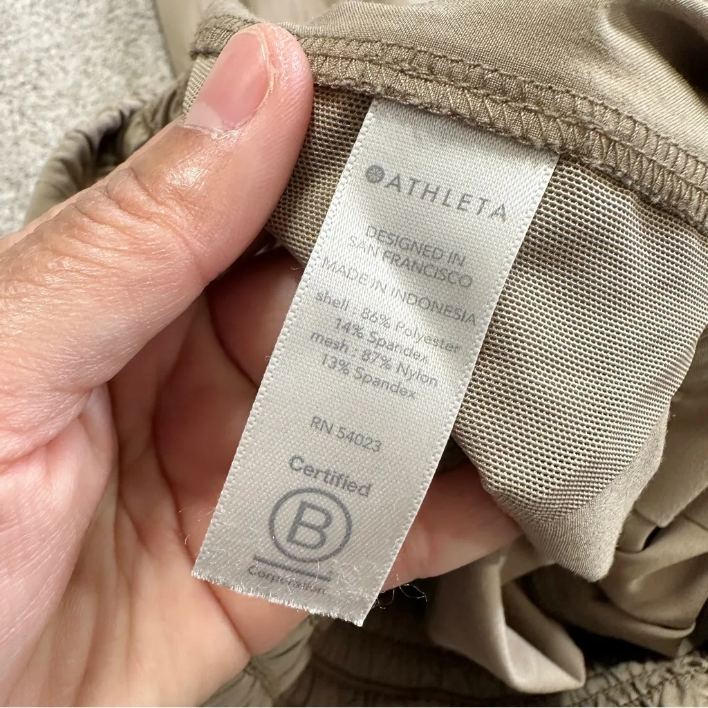 Athleta  Women’s Camden Cargo Lifestyle Travel Work Pants Pull On in Brownstone 0 - Image 10