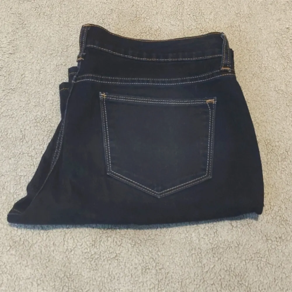 Old Navy Dark Blue Denim Bootcut Flirt Jeans Size 8 EUC #6283 - Image 6