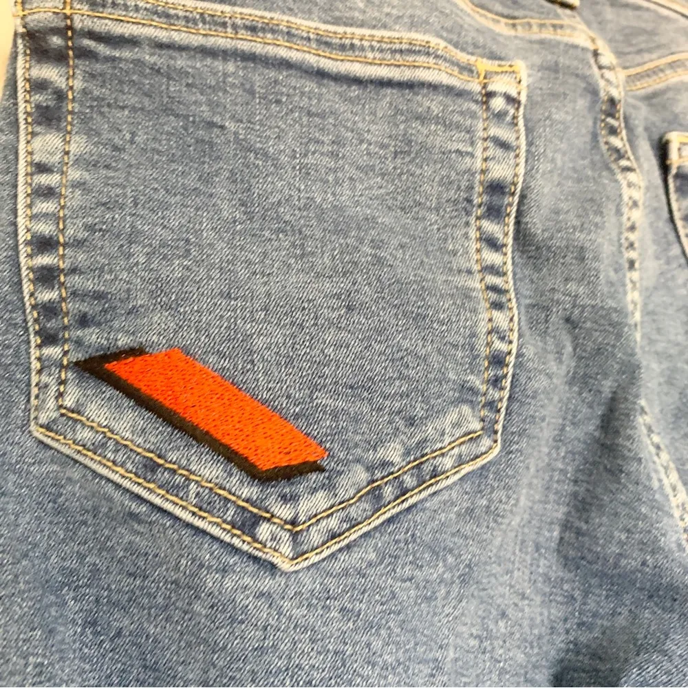 TopShop Moto Jamie Embroidered Southwestern Skinny Jeans Size 28 - Image 11