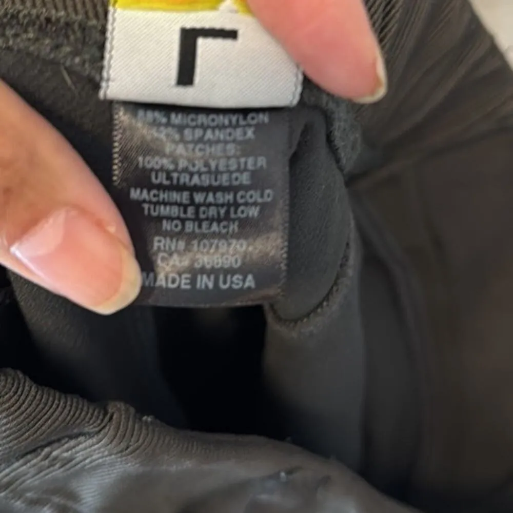 Kerrits Equestrian Riding Pants ribbed Breeches Leggings ultra suede patches - Image 8