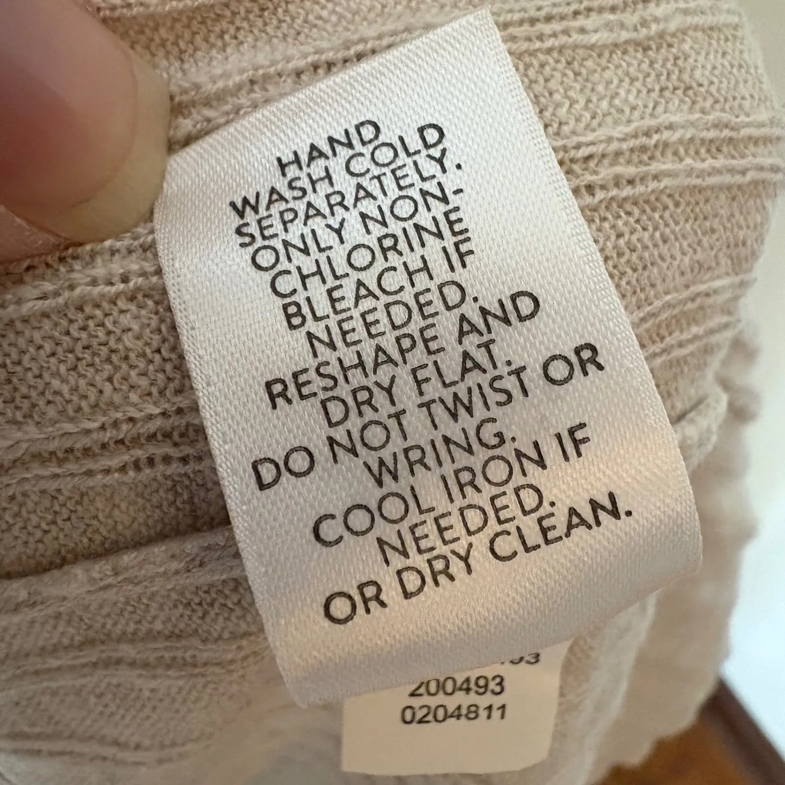 J. Jill Linen Blend Ribbed Long Cardigan Duster Beige Size Medium Tall Tan - Image 7