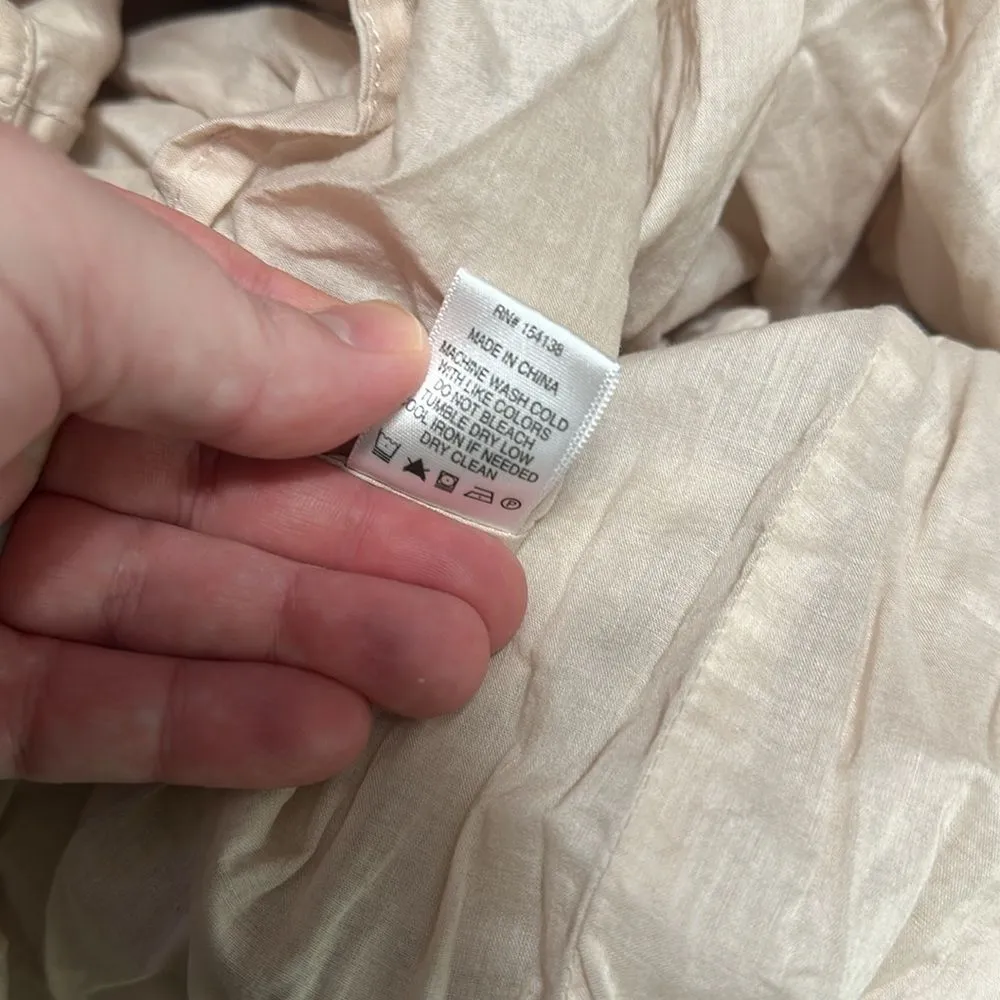 STAUD Tan Sophie Puff Sleeve Mini Dress - Image 6