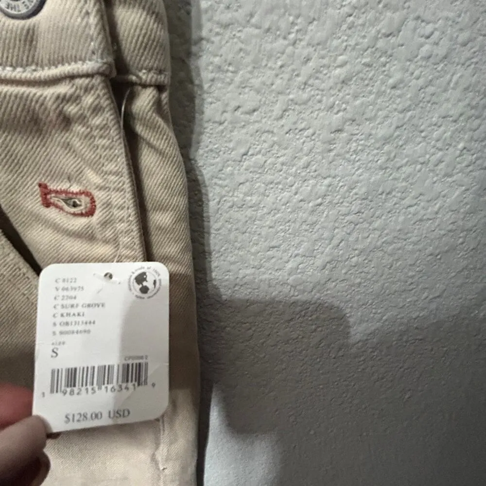 NEW Free People We The Free Ziggy Printed Overalls Cream Printed Large Relaxed - Image 6