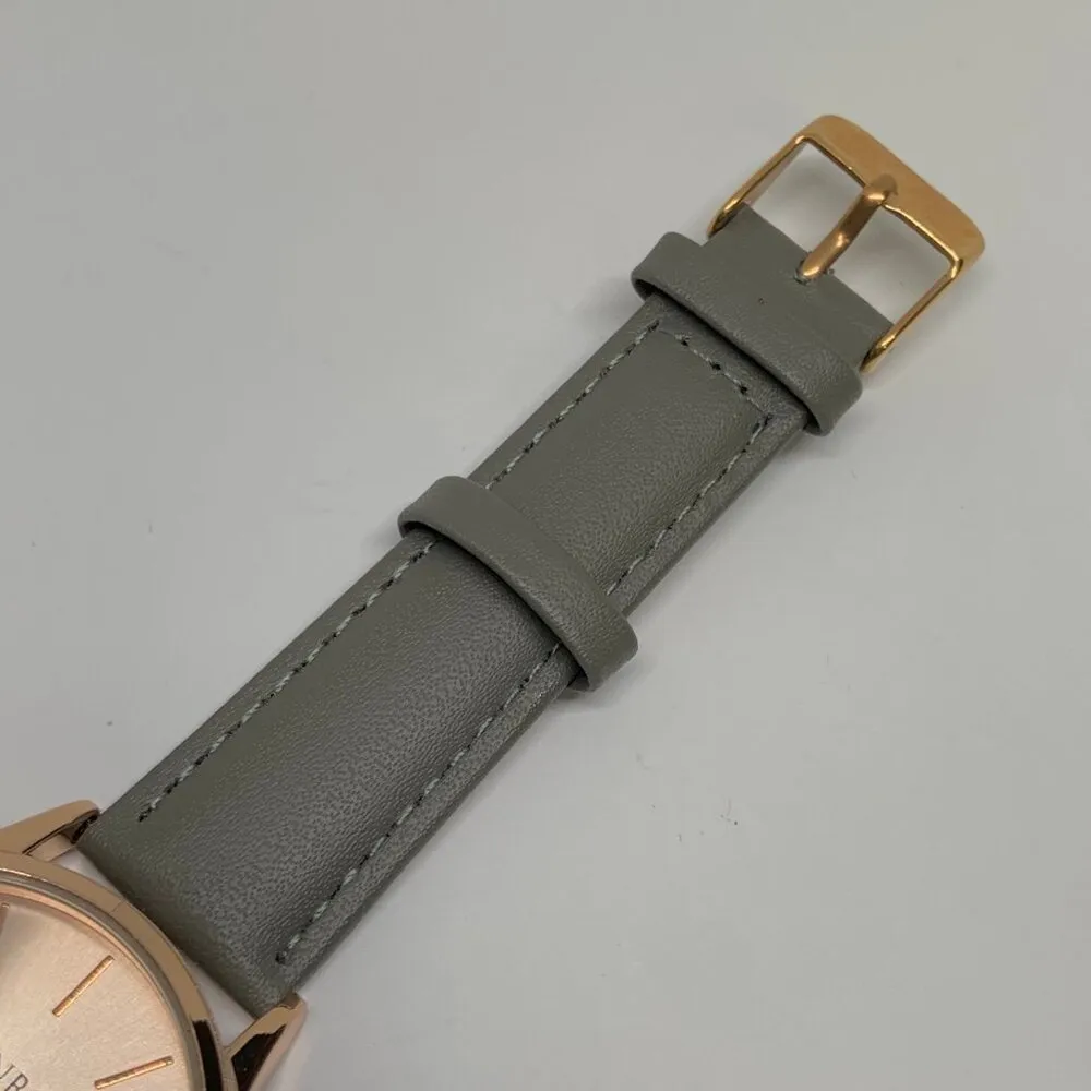 MONROE classic ladies rose gold wristwatch tone dial 36mm Quartz analog running - Image 3