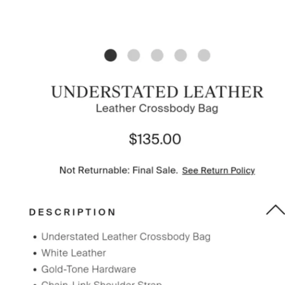 Leather White Crossbody Bag - Image 6