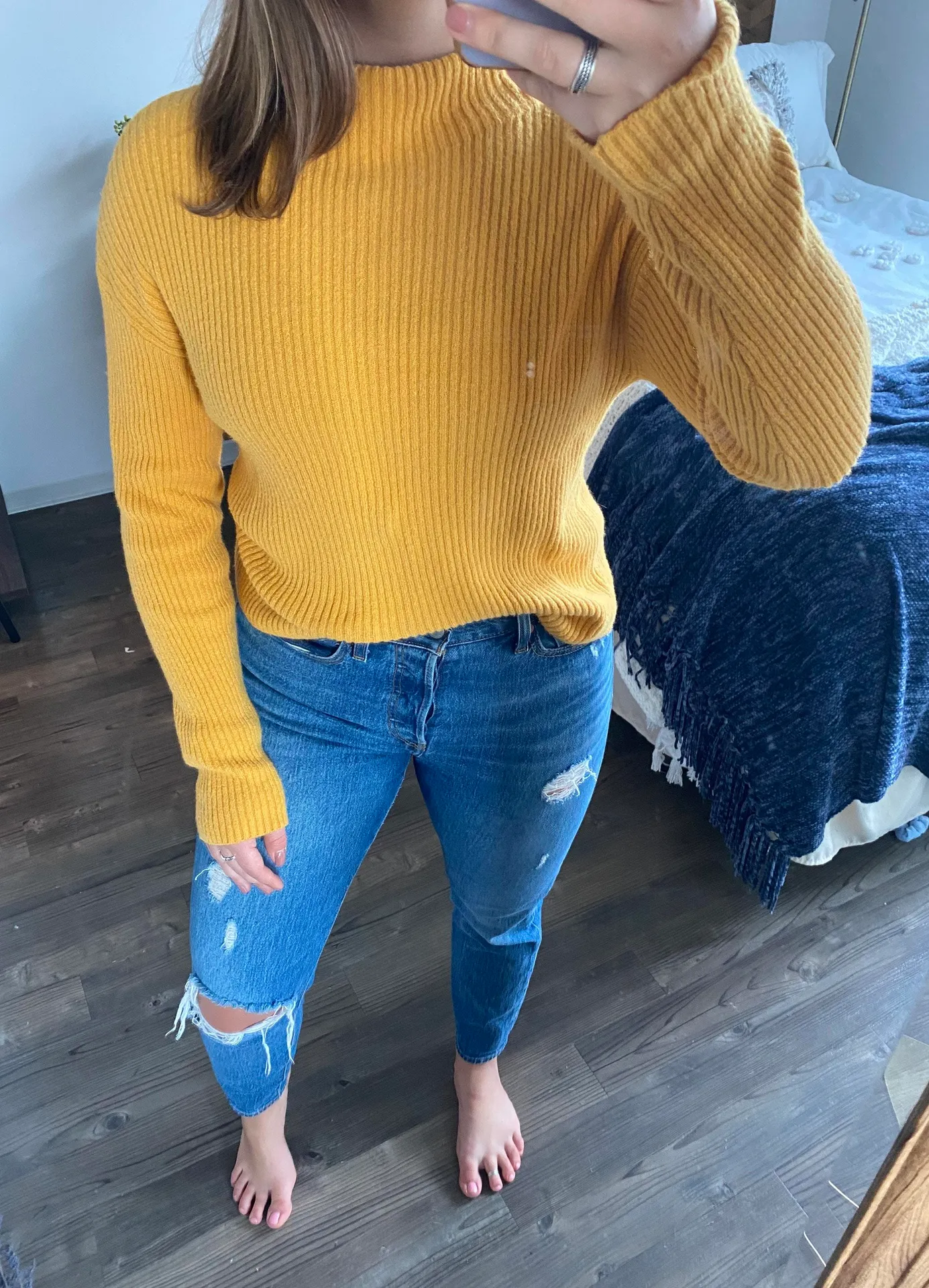 Nordstrom Yellow Sweater - Image 2