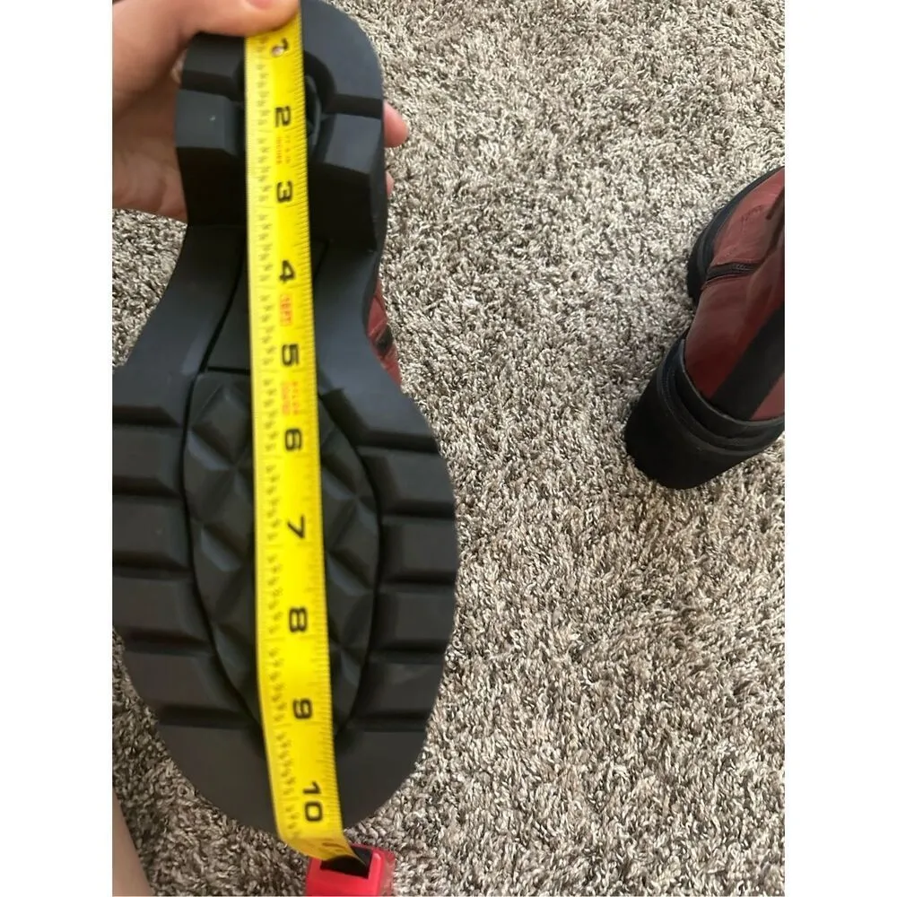 Frye Savannah Leather Classic Lace Up Streetwear Combat Heeled Boots 8.5 - Image 12