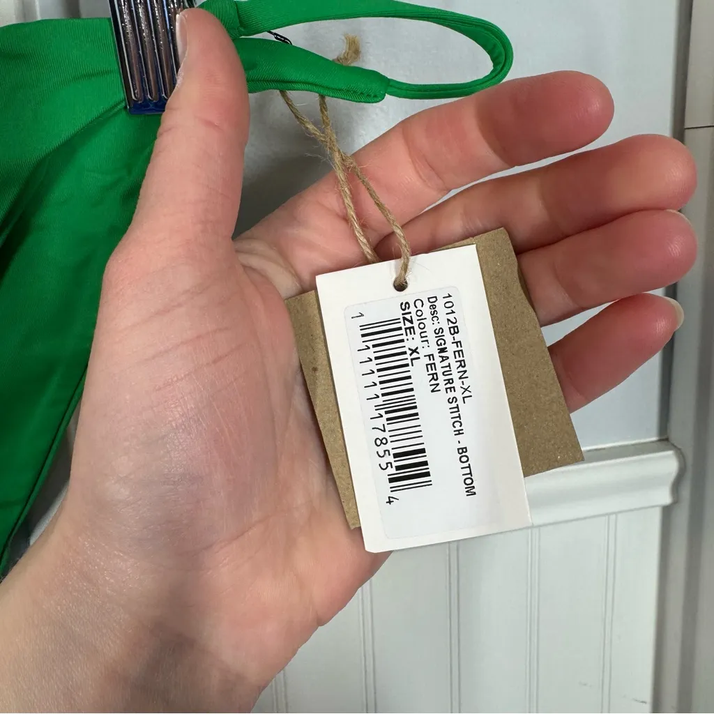 Free People x Toast Signature Stitch Bottom in Fern Green size xl nwt - Image 2