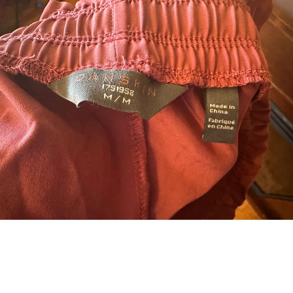 Danskin peachDrawstring Athletic Shorts Comfortable Casual Workout‎ Wear M/M - Image 4