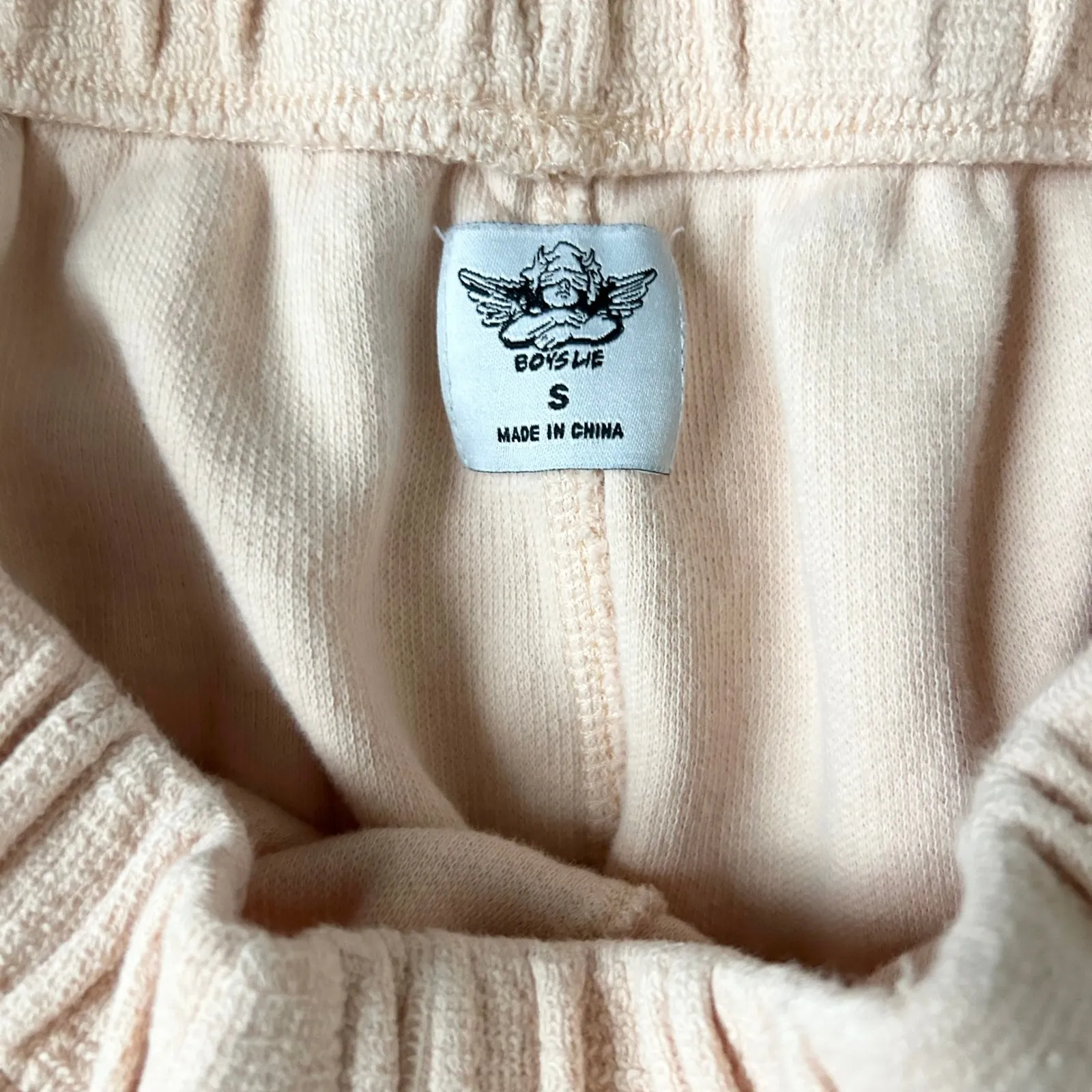 Boys Lie Cherub Angel I Am Not Where You Left Me Cotton Joggers Size Small - Image 7