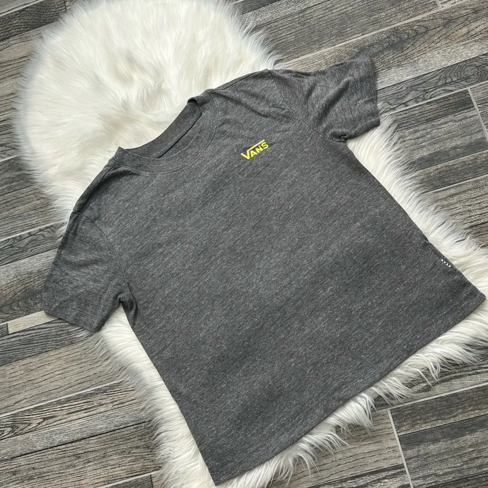 Vans Gray Logo Short Sleeve Shirt - Image 3