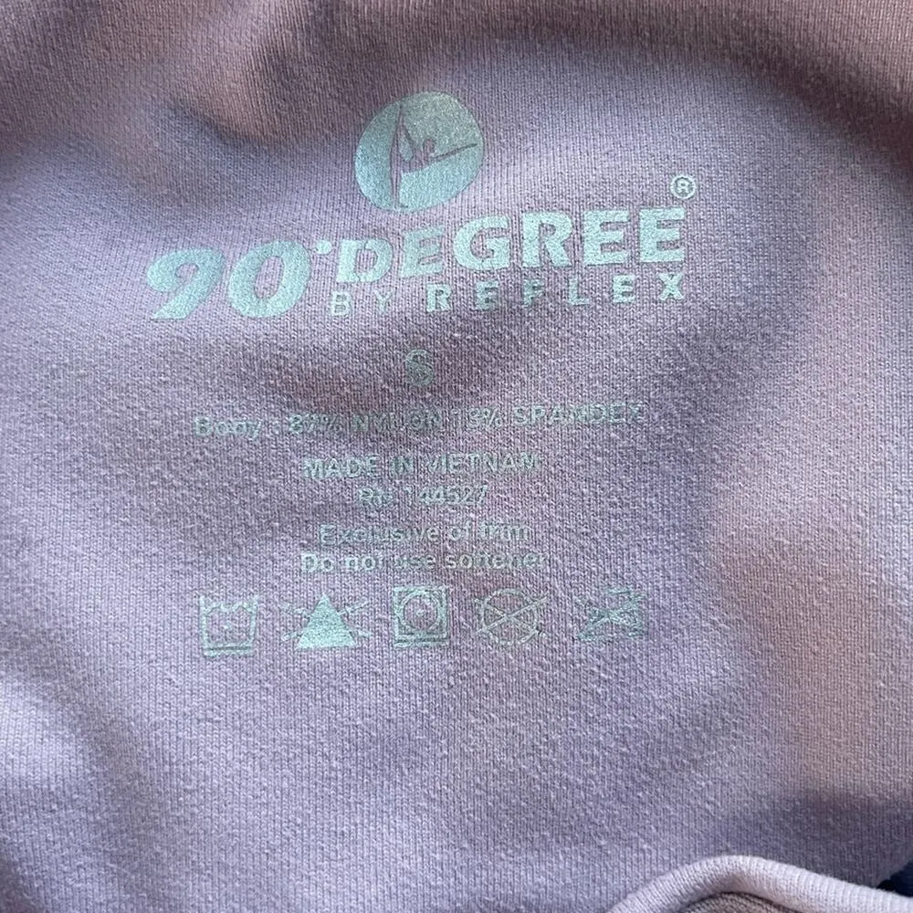 90 degrees by Reflex Lavender 7/8 length leggings - Image 4