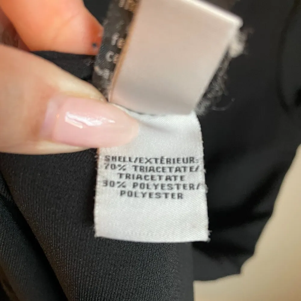 Diane Von Furstenberg DVF Black Norma Ponte Pencil Sheath Dress Size 10 Career - Image 10