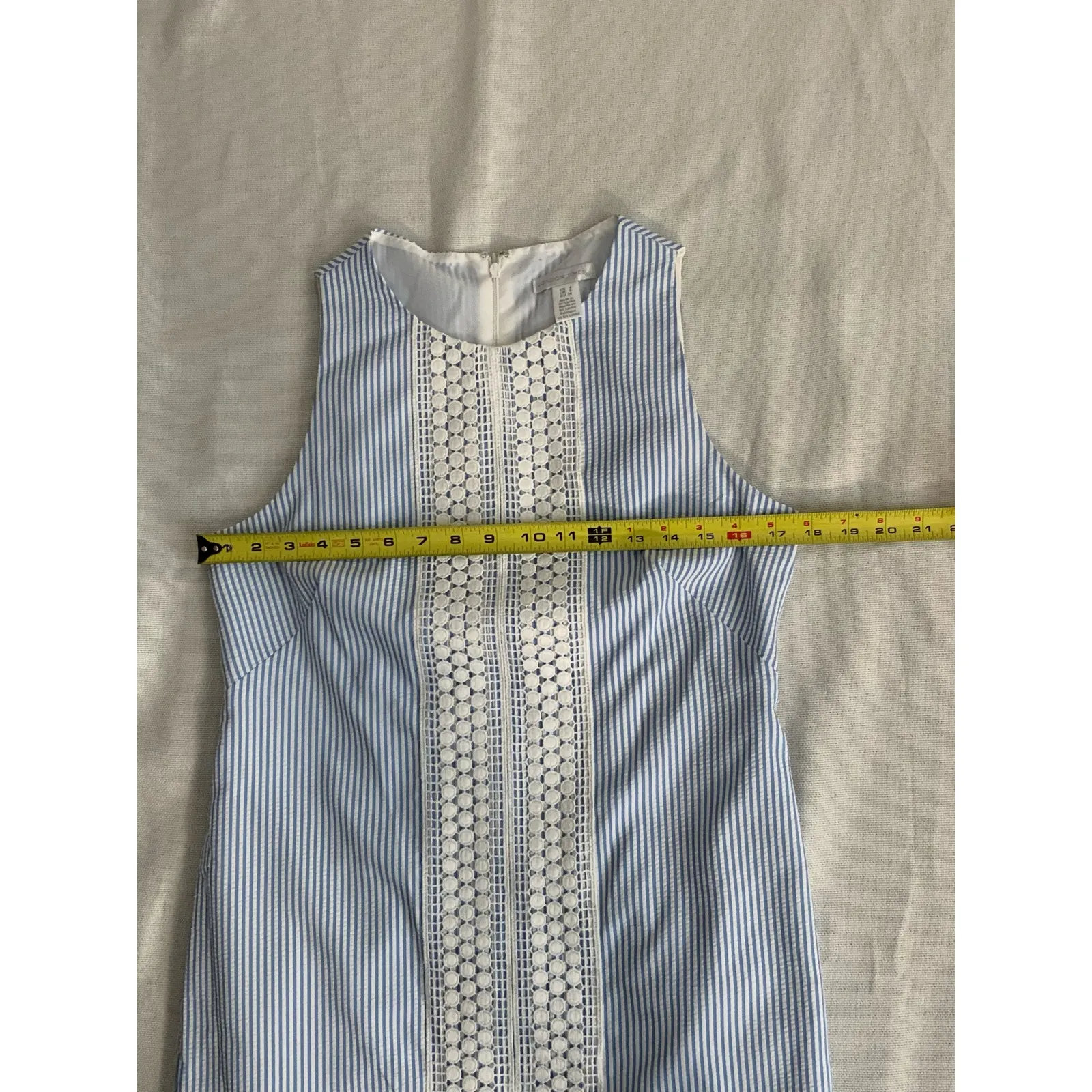 London‎ Times blue and white shift dress - Image 5