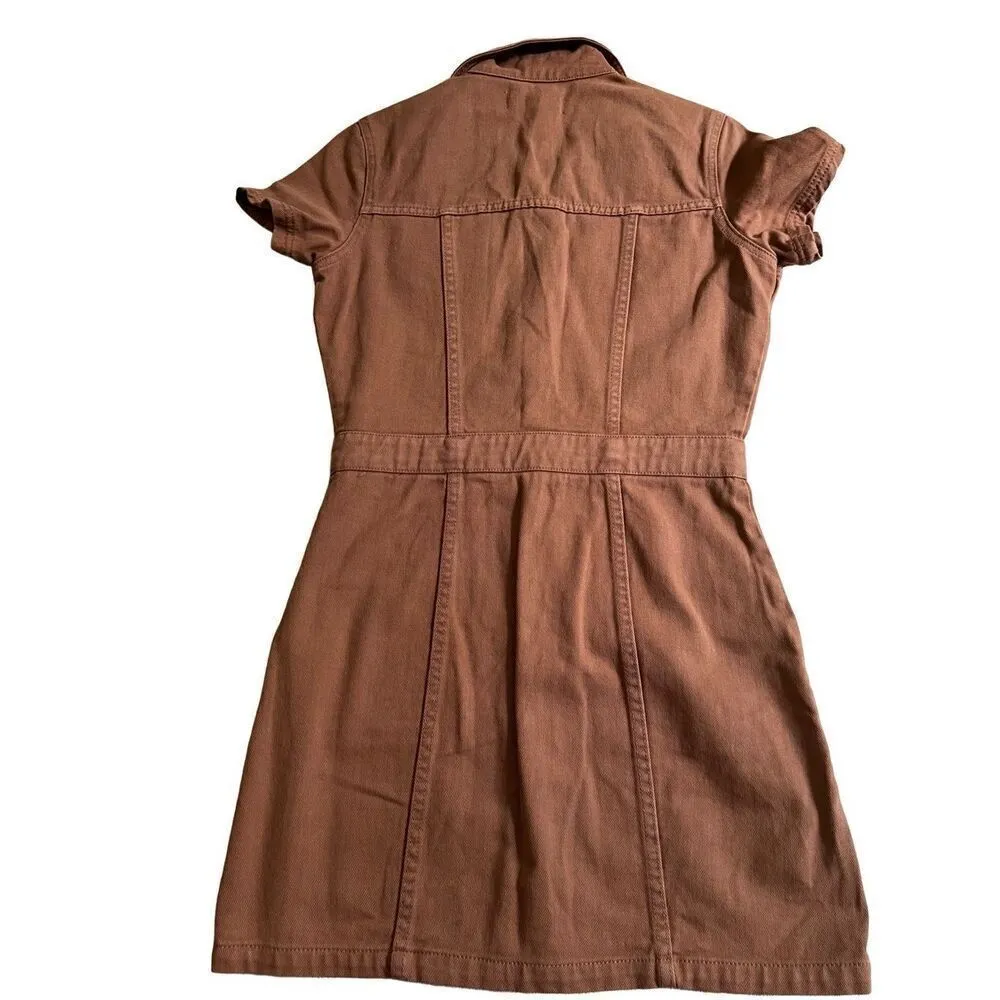 PACSUN Denim button down dress size S - Image 3