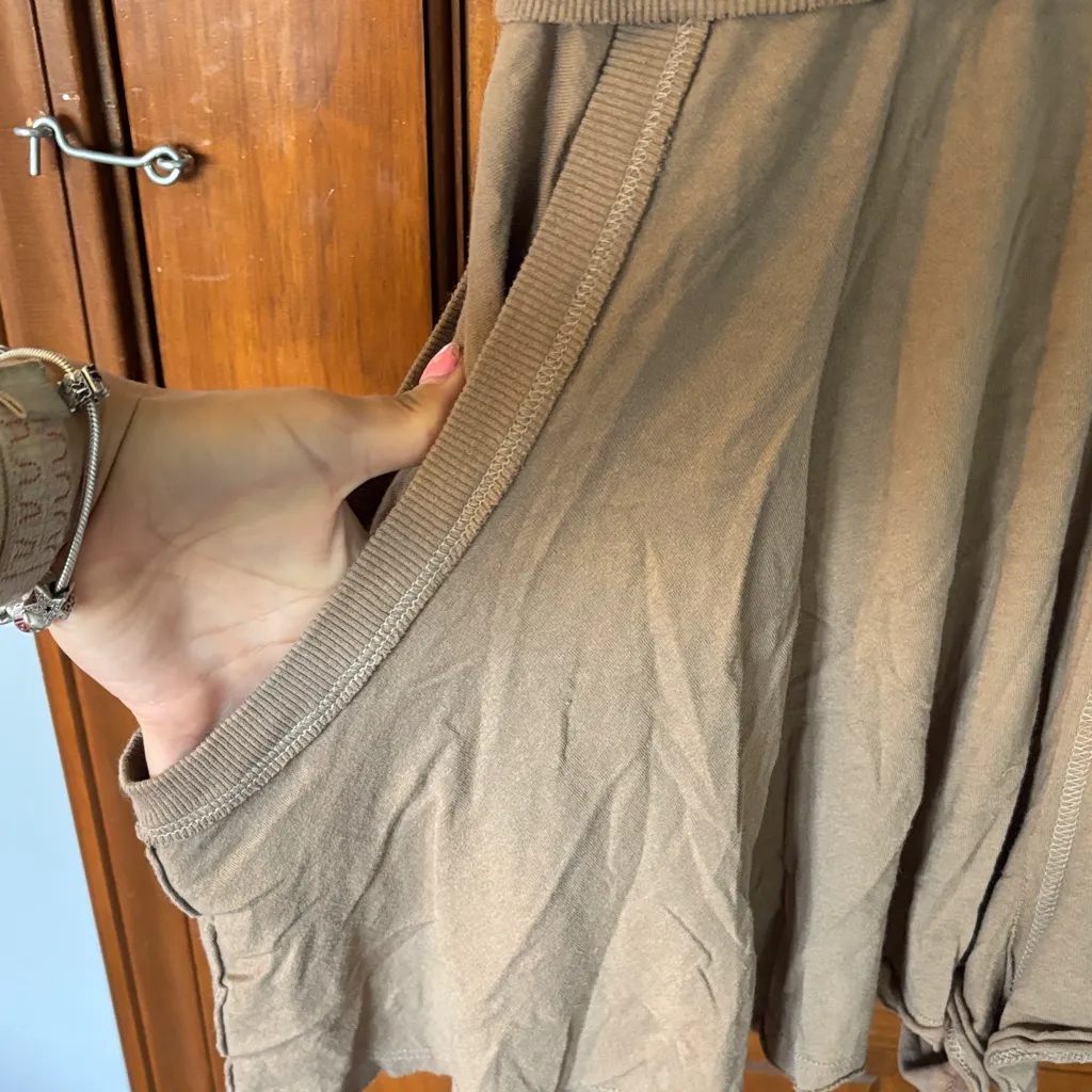 Free People Intimately Summer Slumper Romper Size Medium Brown - Image 5