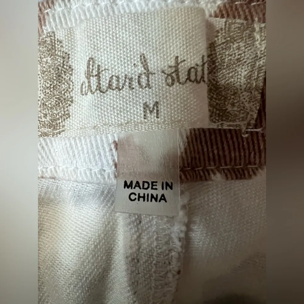 Altar’d State Cow Print Fringe High Rise Flares Size M - Image 7