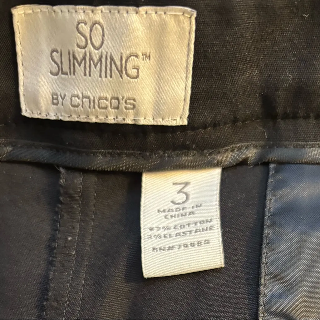 Chico’s So Slimming Pants – Size 3 (Equivalent to Women’s 16/18) - Image 2