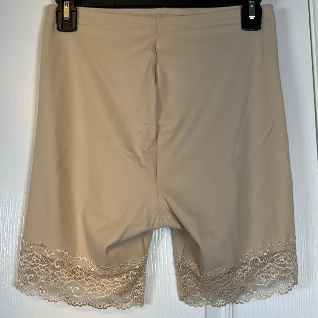 Maidenform Fat Free Dressing Thighslimmer Shapewear Beige Size Large NWT #5795 - Image 4